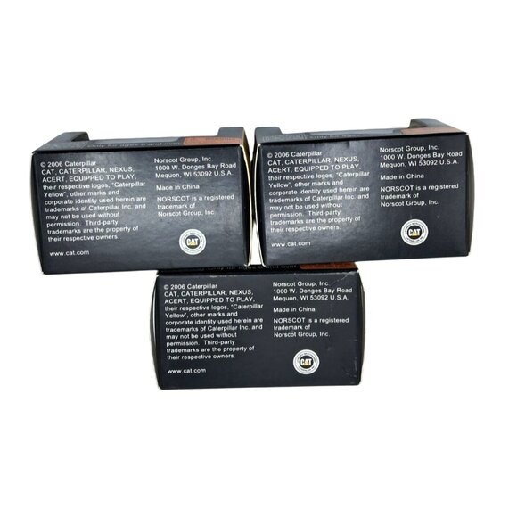 Cat Construction Mini Vehicle Set Of 3 - 906 Wheel Loader 420E Backhoe Loader & - Picture 7 of 9